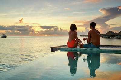 SUNSET POOL WATER VILLA
