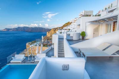 Hotel Exterior with Sea View