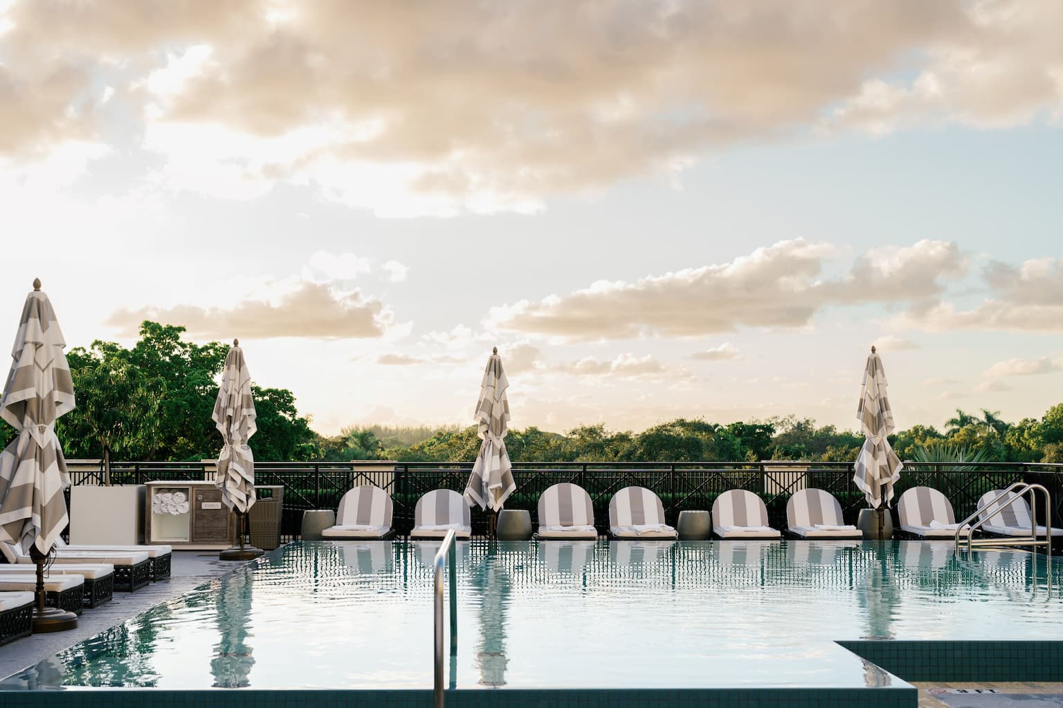 Outdoor Swimming Pool and Lounge Area