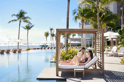couple inside the hotel